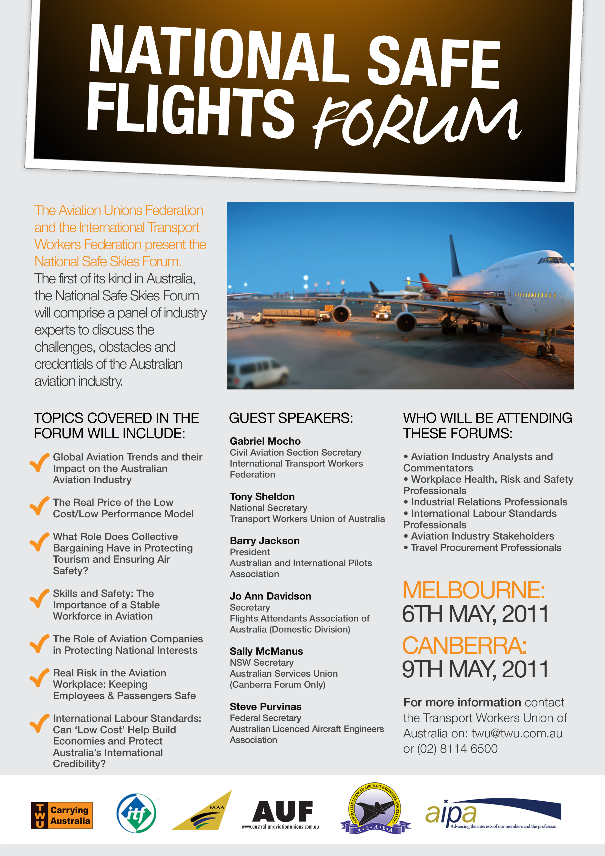 Safe Flights Forum Australia