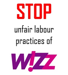 Wizz air: Stop union busting now!  The campaign continues!