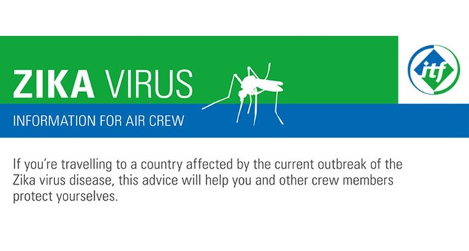 Zika virus advice for air crew published