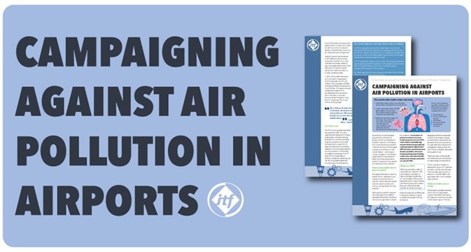 Factsheet to help protect airport workers from air pollution