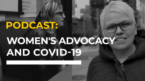 Podcast: women's advocacy and Covid-19