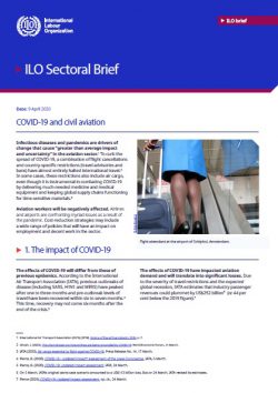 New ILO publication: COVID-19 and civil aviation