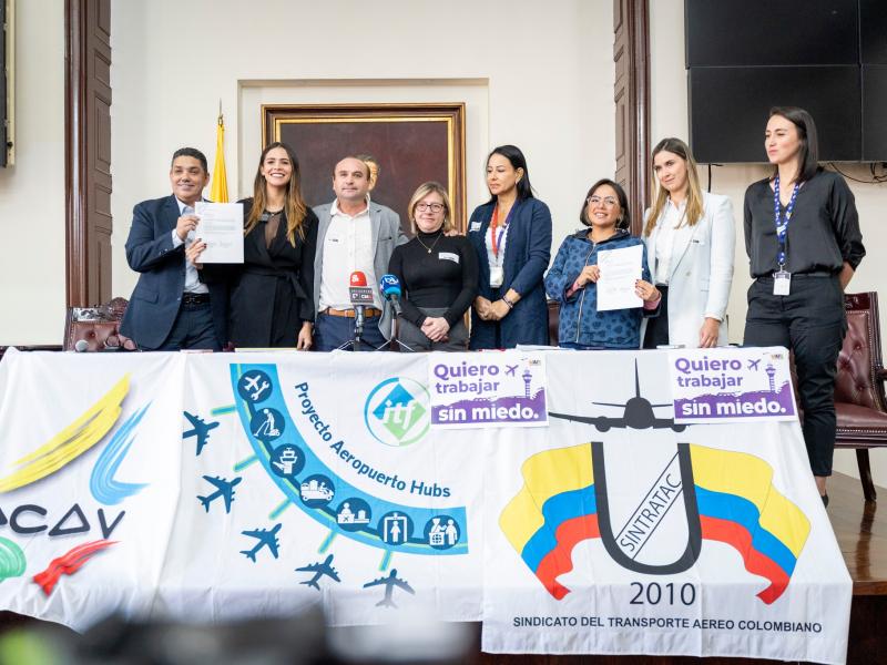 Colombia to introduce groundbreaking legislation to protect aviation workers